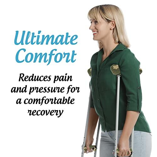 Crutch Comfort Crutch Comfort Deluxe Soft Fleece & Foam Crutch Accessory Set (Camo)
