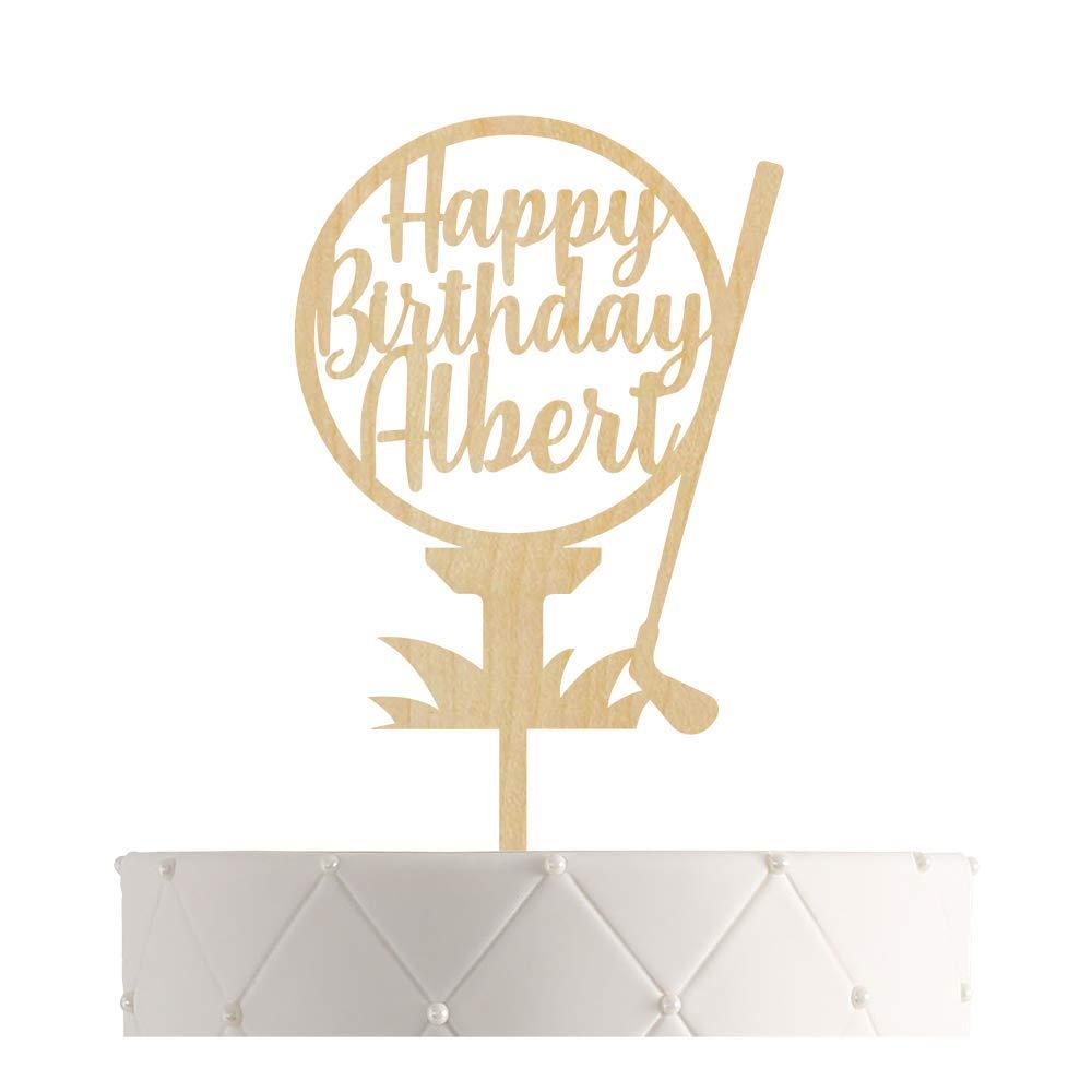 Just Customized Personalized Birthday Cake Topper With Customized Name and Age