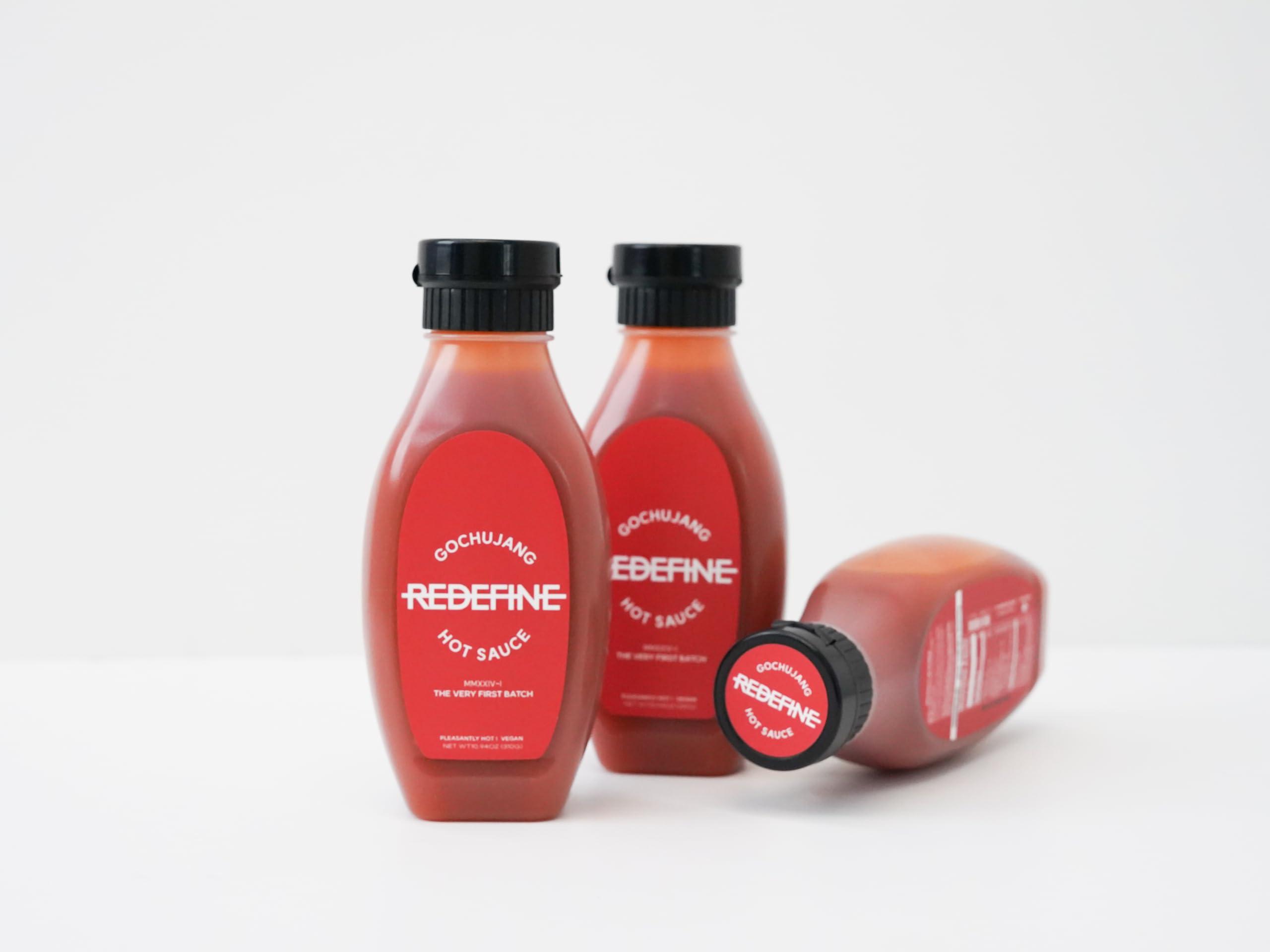 Grace nnvg Redefine Gochujang Hot Sauce, Premium Gourmet Hot Sauce with Rich Natural Flavors for Any Occasion, Pleasantly Hot, Vegan, 10.94oz