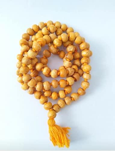 ISKCON Jagannath ISKCON Jagannath 108+1 Beads Polished Neem Japa Mala (Medium, Multicolour)