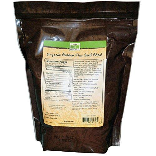 NOW NOW Golden Flax Meal 18 Oz. - Flax Seed