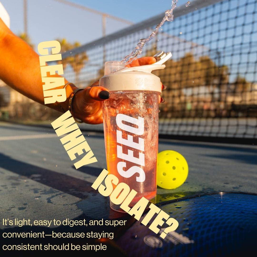 SEEQ SEEQ Clear Whey Isolate Protein Powder, Mango Pineapple - 25 Servings, 22g Protein Per Serving - 0g Lactose, Sugar-Free, Keto-Friendly, Soy Free - Juice-Like Protein, Post-Workout Recovery