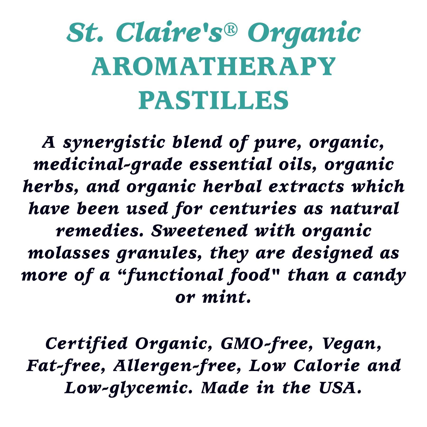 St. Claire's Organics St. Claire\'s Organics Throat Soothers, (1.5 Ounce Tin, Pack of 6) | Gluten-Free, Vegan, GMO-Free, Plant-Based, Allergen-Free | Made in Our Allergen-Free Facility