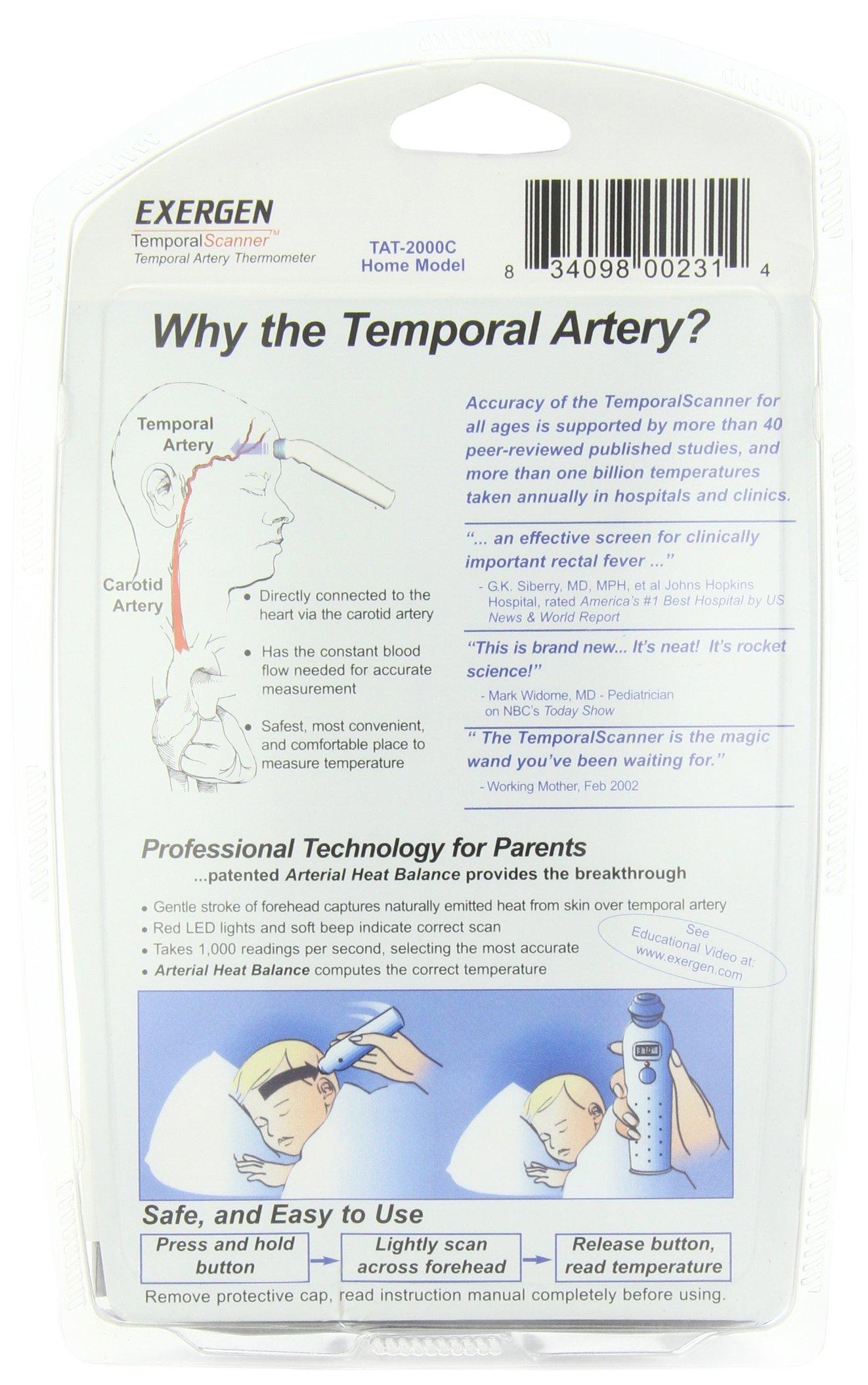 Exergen Exergen Thermometer, Temporal Scanner 1 Thermometer