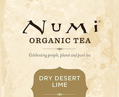 Numi Numi Organic Tea Dry Desert Lime, 18 Count Box of Tea Bags, Herbal Teasan