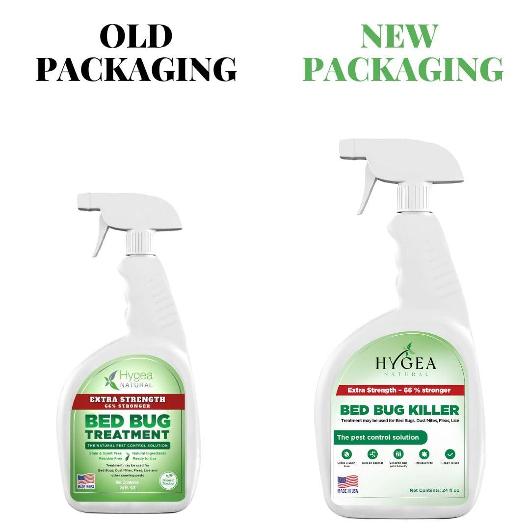 Hygea Natural Hygea Natural Extra Strength Bed Bug & Mite Spray - Child & Pet Friendly - Stain & Odor Free - 66% Stronger Formula (24 oz)