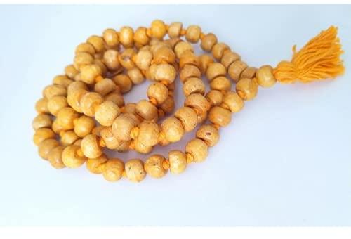 ISKCON Jagannath ISKCON Jagannath 108+1 Beads Polished Neem Japa Mala (Medium, Multicolour)