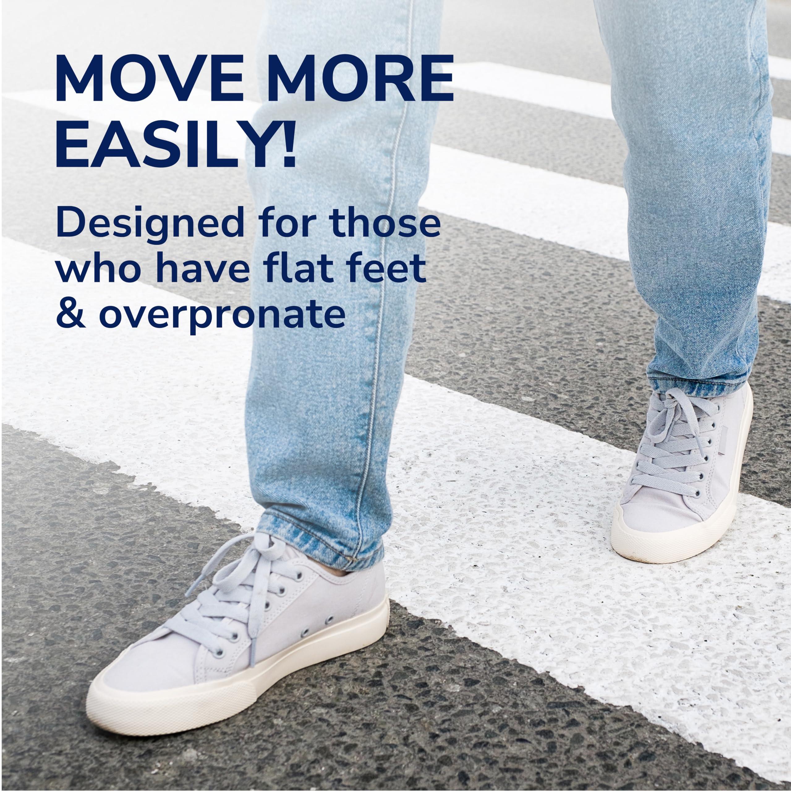 Dr. Scholl's Dr. Scholl\'s Stability Support Insoles, Flat Feet & Overpronation Low Arch Support, Improves Balance & Stability, Motion Control, Trim Inserts to Fit Shoes, Men\'s Size 8-14