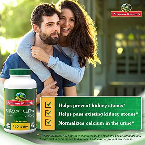 Peruvian Naturals Peruvian Naturals Chanca Piedra “Stone Breaker” – 150 Tablets - Kidney Supplement - 2400mg per Serving 100% Natural Chancapiedra Grown in Peru
