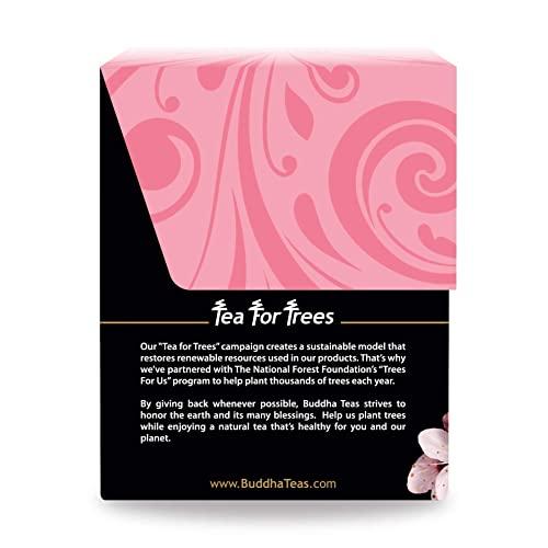 Buddha Teas Buddha Teas Japanese Cherry Blossom Tea - OU Kosher, 18 Bleach-Free Tea Bags