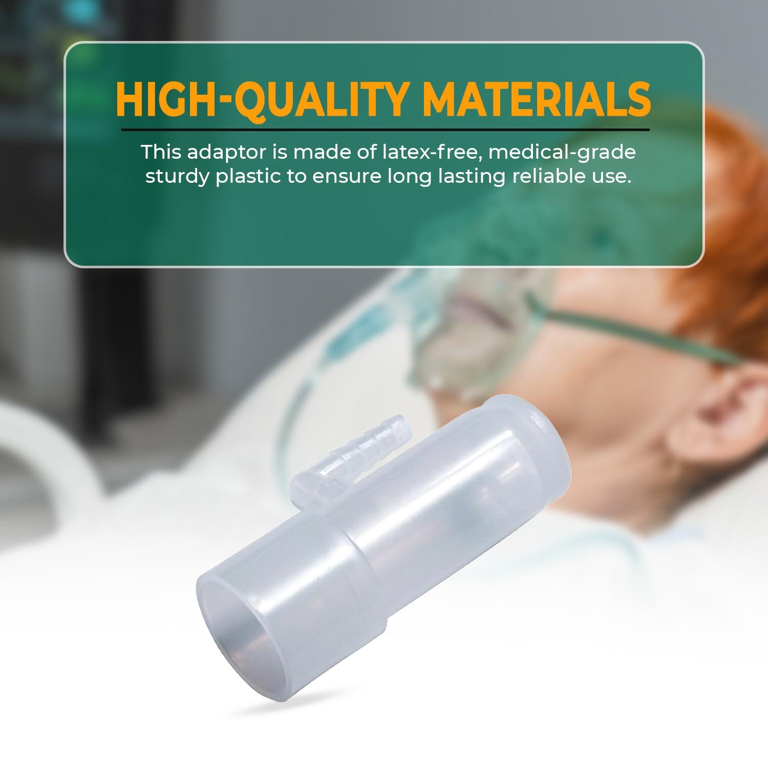 Bistras Bistras Oxygen Adapter Enrichment Port Connector fits CPAP Tubing Hose Model 1642 (1)