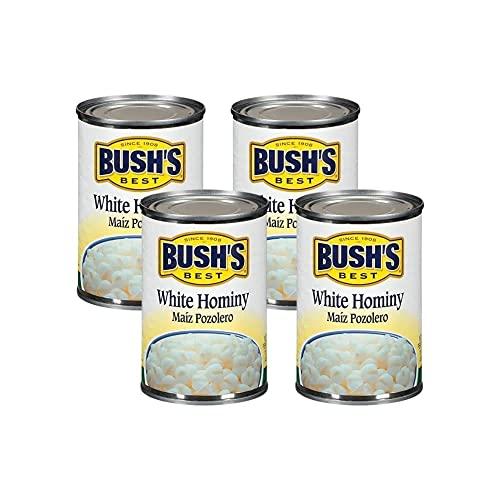 Bush's Best Bush's Best White Hominy, 15.5 OZ (Pack of 4)