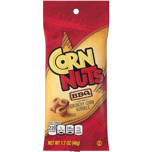 Corn Nuts CORN NUTS BBQ Flavored Corn Kernels, Crunchy Corn Snacks, Snack Box, Variety Packs for Adults, 1.7 Oz. (Pack of 18)