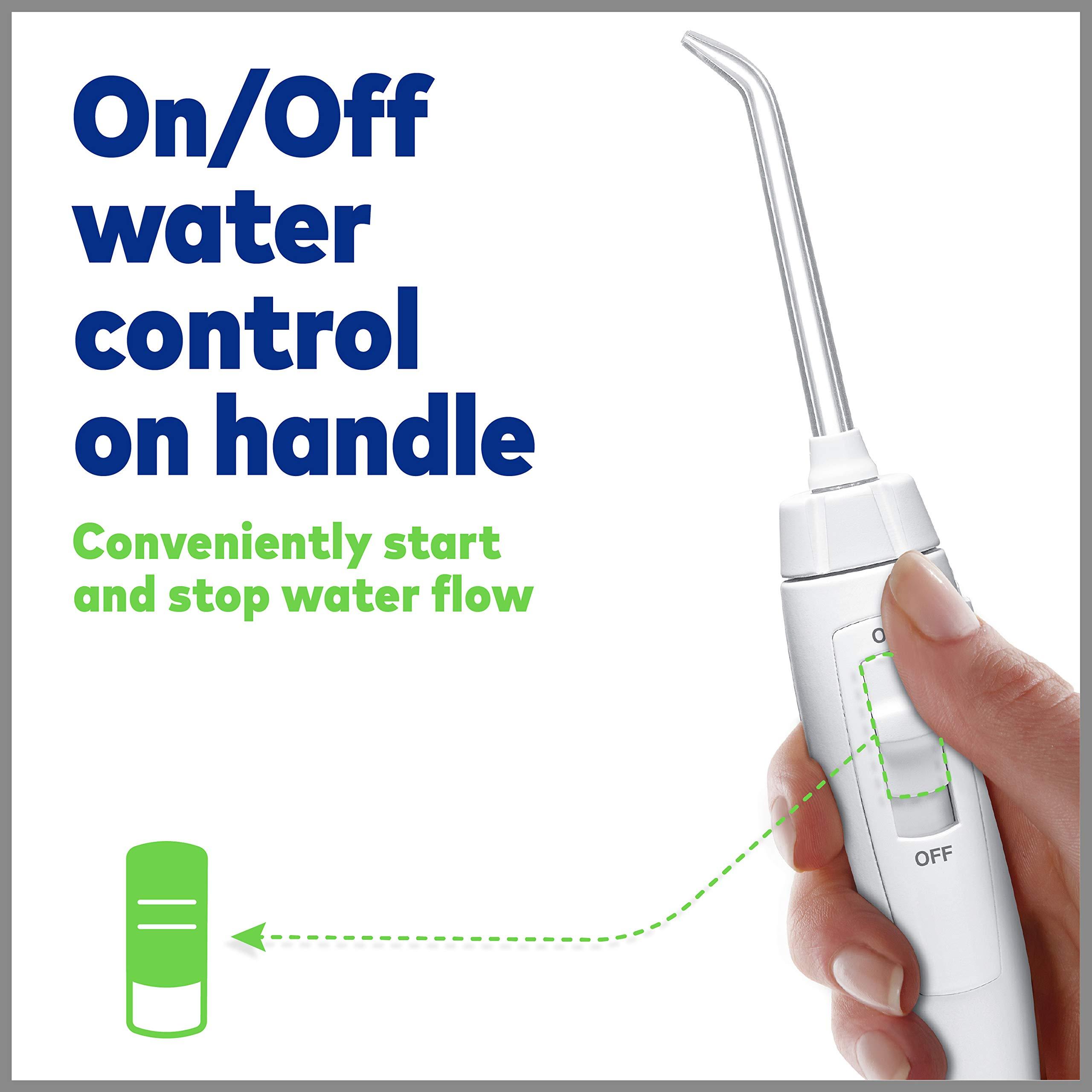 Waterpik Waterpik Complete Care 5.0 Water Flosser + Sonic Electric Toothbrush, White WP-861