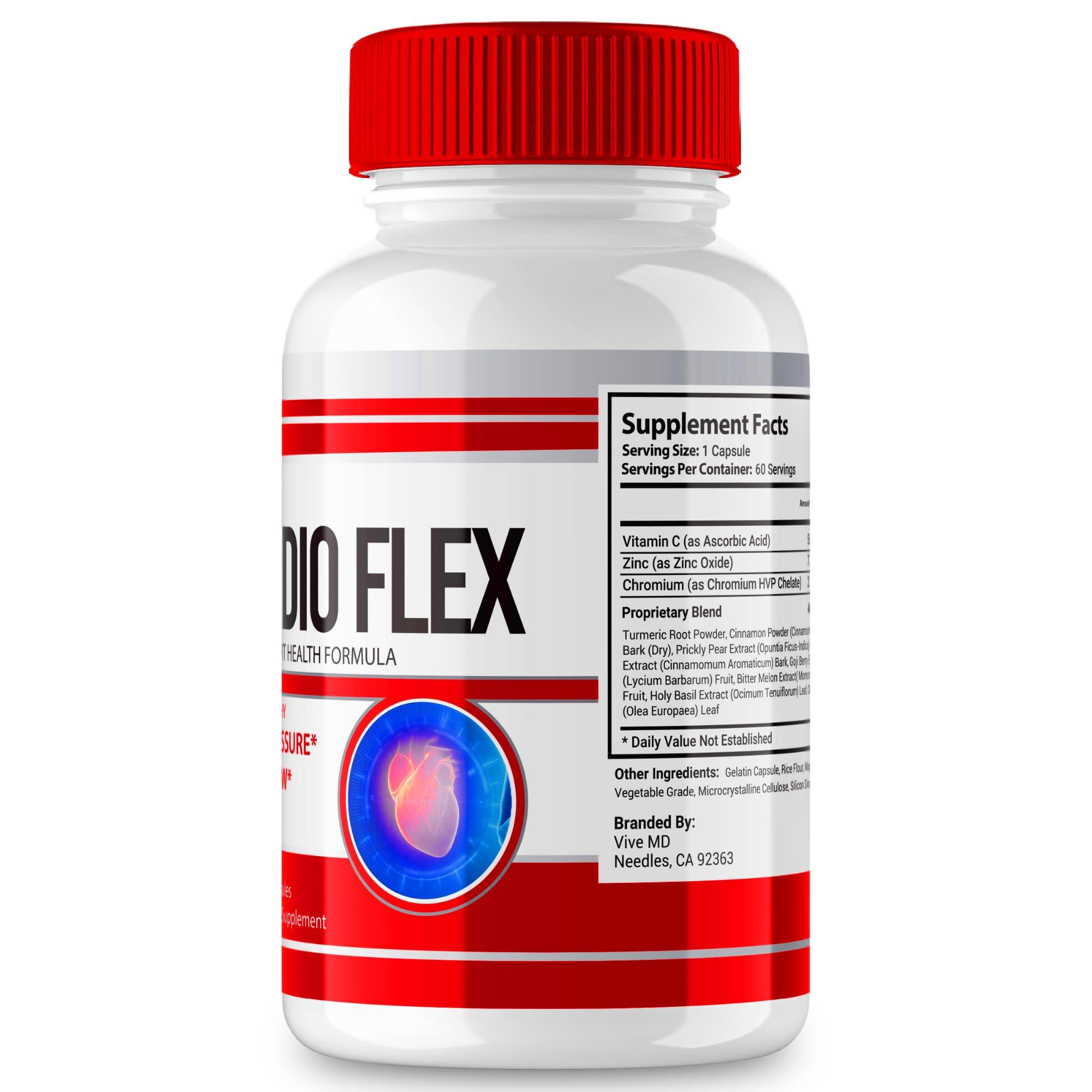 VIVE MD VIVE MD Cardio Flex Pills - Official Formula - CardioFlex Supplement, Advance Formula Capsules (300 Capsules)