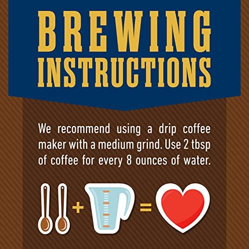 Boyer's Coffee Boyer's Coffee Hazelnut Coffee, Light Roast Flavored Coffee, Ground, 6-Pack, 12oz Bags