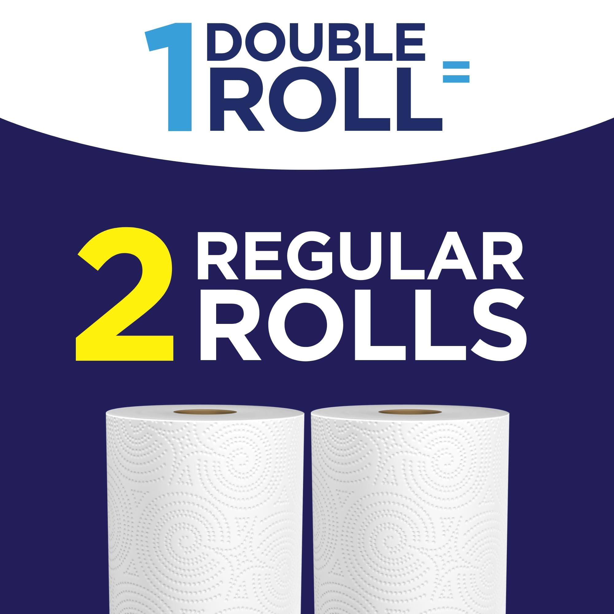 SPARKLE Sparkle Pick-A-Size Paper Towels, 24 Double Rolls = 48 Regular Rolls, Everyday Value Paper Towel with Full and Half Sheets