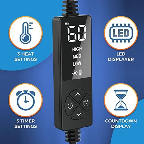 sticro sticro Extra Large Moist Heat Sinus Relief Mask, Reusable Warm Compress Heated Eye Mask Face Heating pad Eye Pillow for Sinus Pressure Relief, Dry Eyes, Migraine, Tension, Stress, Headache(Large)