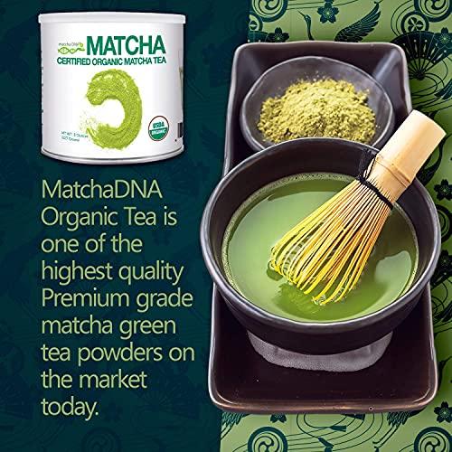 MATCHA DNA MATCHA DNA Certified Organic Matcha Green Tea Powder (8 oz TIN CAN)