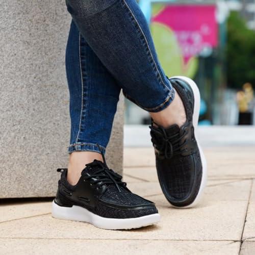 OrthoComfoot Men\'s Orthopedic Slip-On Loafers Walking Shoes: Cute Plantar Fasciitis Shoes for Foot and Heel Pain Relief, Stability Supportive Genuine Leather Shoes for High Arch Black Size 13.5