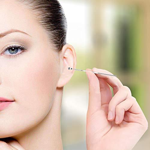 SourceTon 9 Pcs Ear Pick Earwax Removal Kit, SourceTon Ear Cleansing Tool Set, Ear Curette Ear Wax Remover Tool with a Cleaning Brush and Storage Box