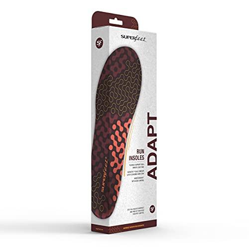 Superfeet Superfeet Run Cushion Low Arch Insoles - Low Arch Support - Trim-to-Fit Inserts for Running Shoes - Professional Grade - 5.5-7 Men / 6.5-8 Women