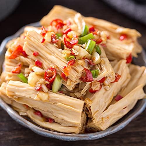 JTEDZI JTEDZI Dried Bean Curd Stick, 17.63oz(500g) Dried Beancurd Sticks, ??, Non-GMO Asian Dried Tofu Skin Yuba, Good Source of Protein, Great Gourmet Gift, for Stir-fry, Hot Pot, Cold Salad
