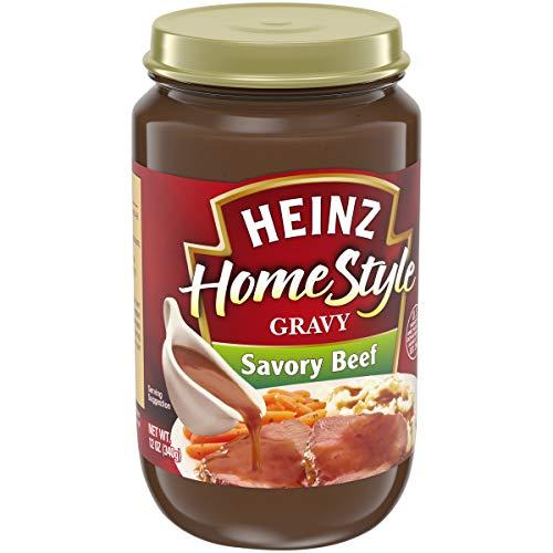 Heinz Heinz Homestyle Savory Beef Gravy (12 oz Jars, Pack of 12)
