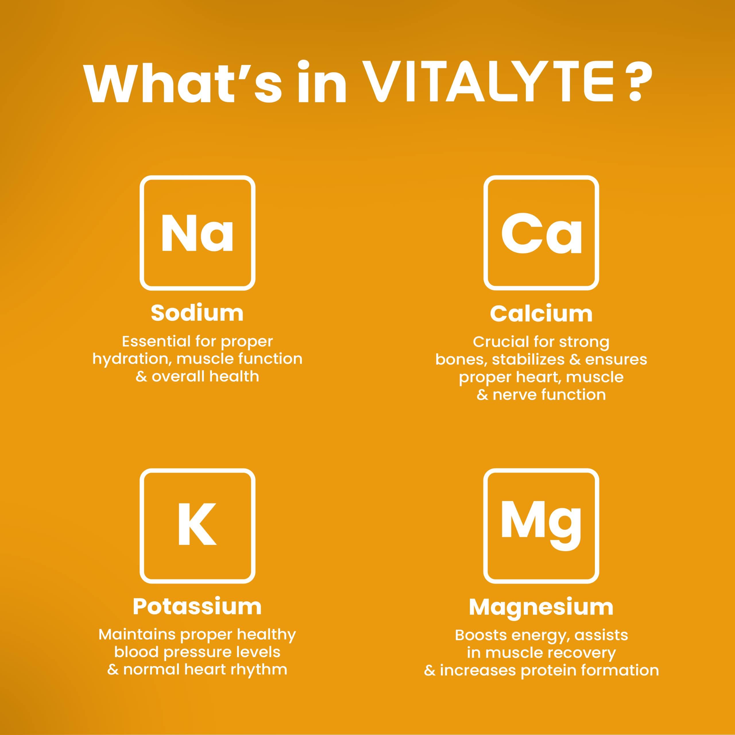 Vitalyte Vitalyte Electrolyte Powder Drink Mix Bundle, 1 Standup Pouch + 25 Count Packet, Gluten Free Post Workout Powder Drink Mix, Orange Flavor