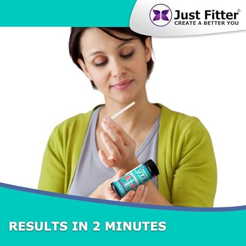 Just Fitter UTI Urine Test Strips. Urinary Tract Infection Strip. Simple, Fast and Accurate Results. Urinalysis Home Testing Stick Kit for Nitrite and Leukocytes.