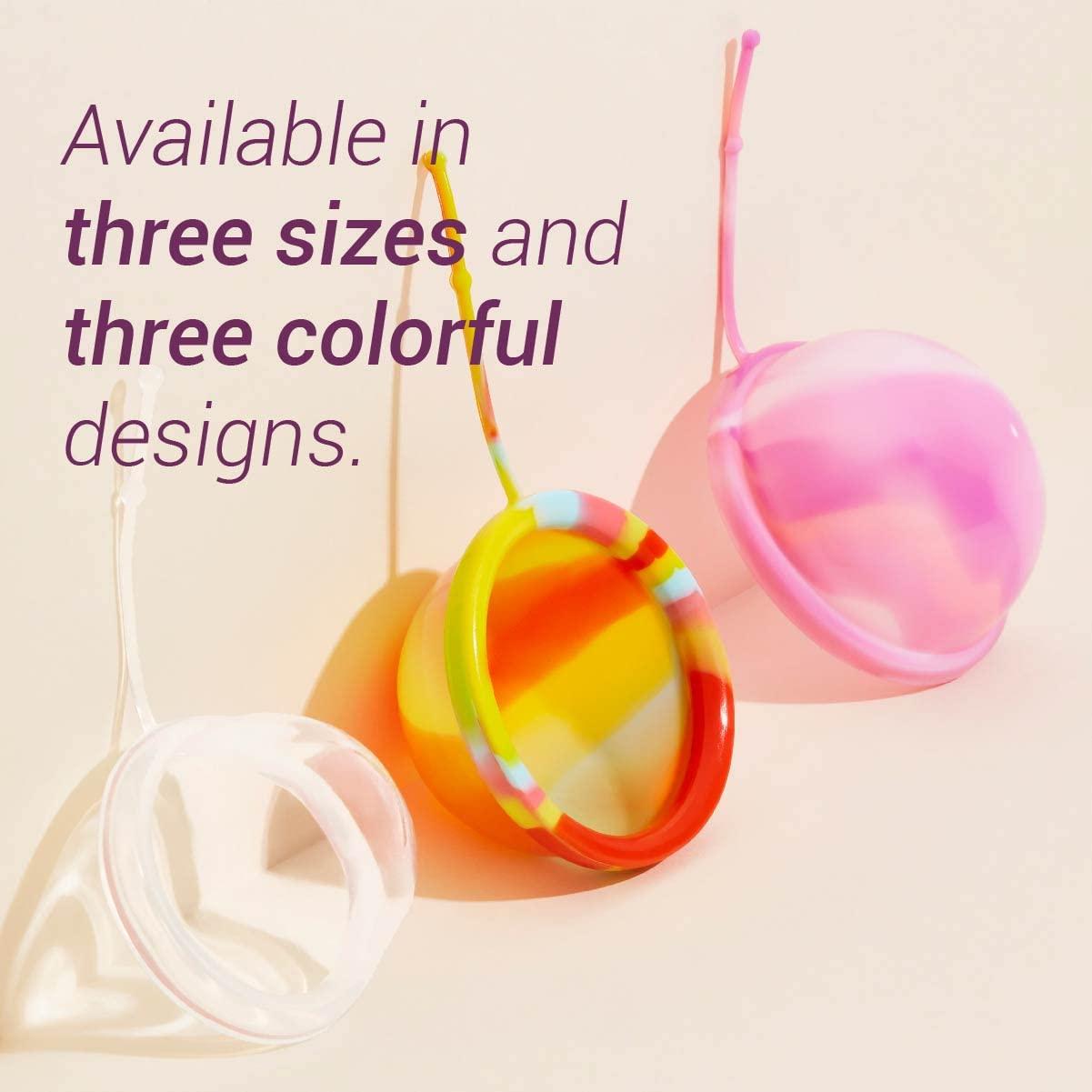 Lumma LUMMA Menstrual Disc | Includes Carrying Pouch and Silicone String for Easy Removal | Comfortable & Sustainable Choice to Tampons |Reusable Medical Grade Silicone,Leak-Proof |Transparent,Medium-Cervix