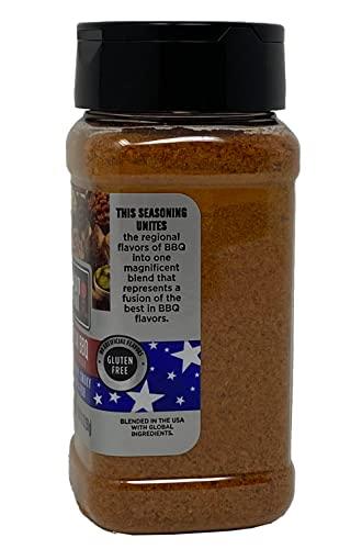 Pegasus Premium Brands Pegasus Premium Variety Pack - Weber American BBQ Seasoning 9.1oz (2-Pack) and Pegasus Premium Brands 3-Step Lid Cover