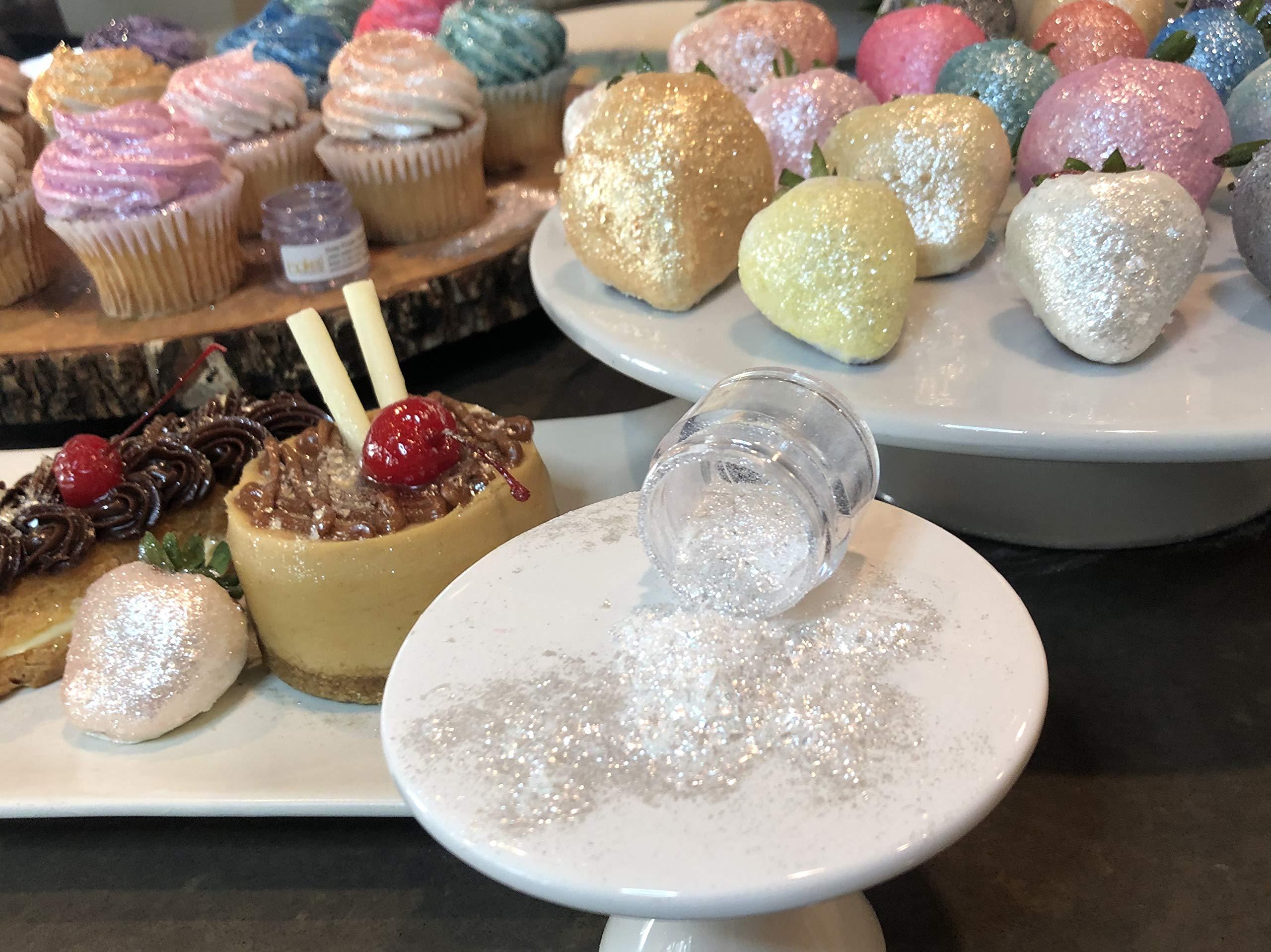 Bakell Bakell - Ivory Tinker Dust (5g, 1x Jar) Edible Glitter for Food, Desserts, and Beverages!