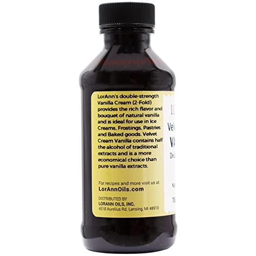 LorAnn LorAnn Velvet Cream Vanilla Extract, 2-Fold, 4 ounce bottle
