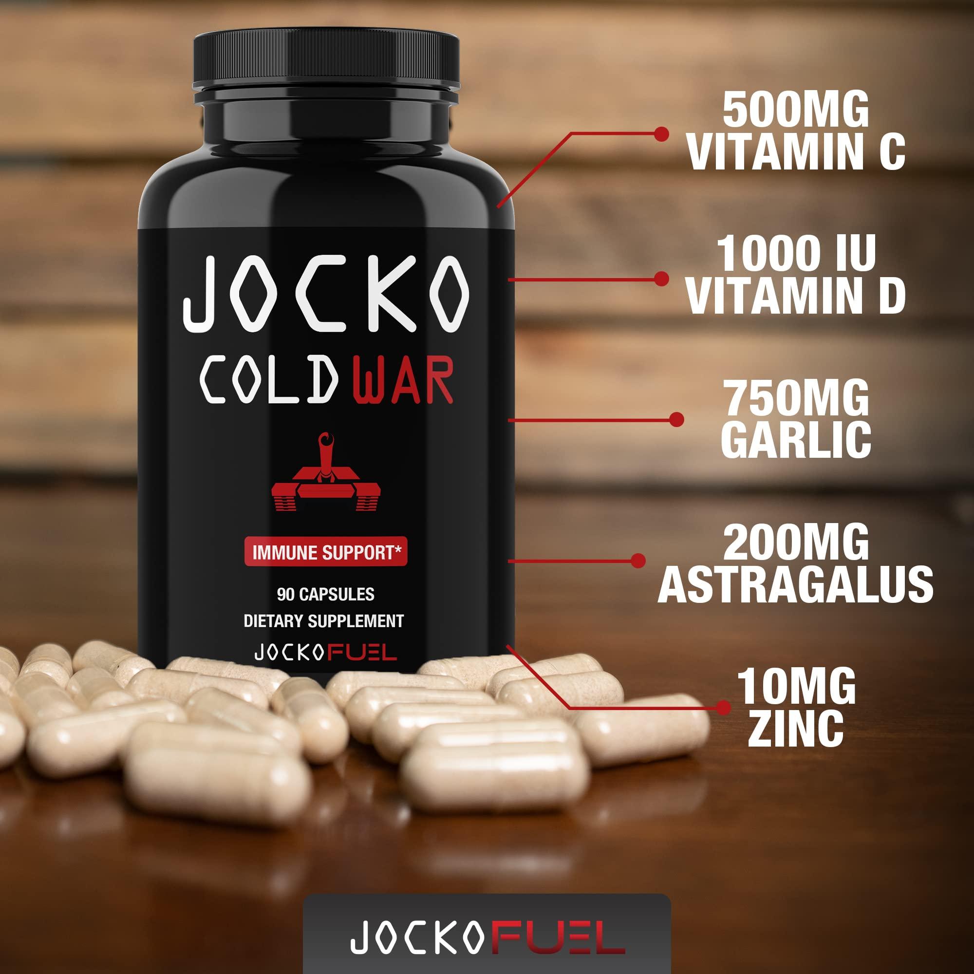 Jocko Fuel Jocko Fuel Cold War and Omega 3 Krill Oil Supplement Bundle