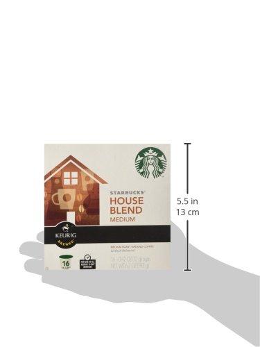 Keurig Starbucks House Blend, K-Cup for Keurig Brewers, 16 Count