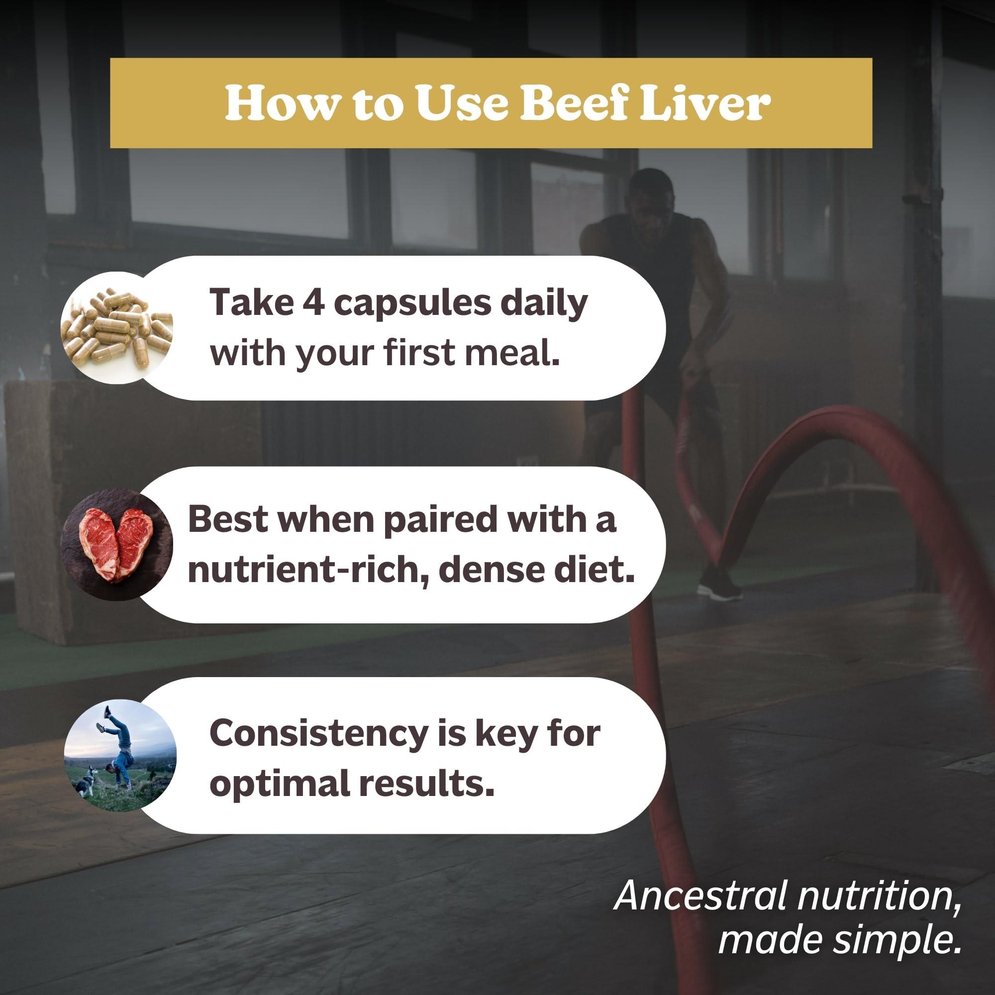 MK Supplements MK Supplements Grass Fed Beef Liver 3000 mg, Freeze-Dried Beef Liver Capsules, 100% Pasture-Raised in New Zealand, 180 Liver Capsules, 45-Day Supply
