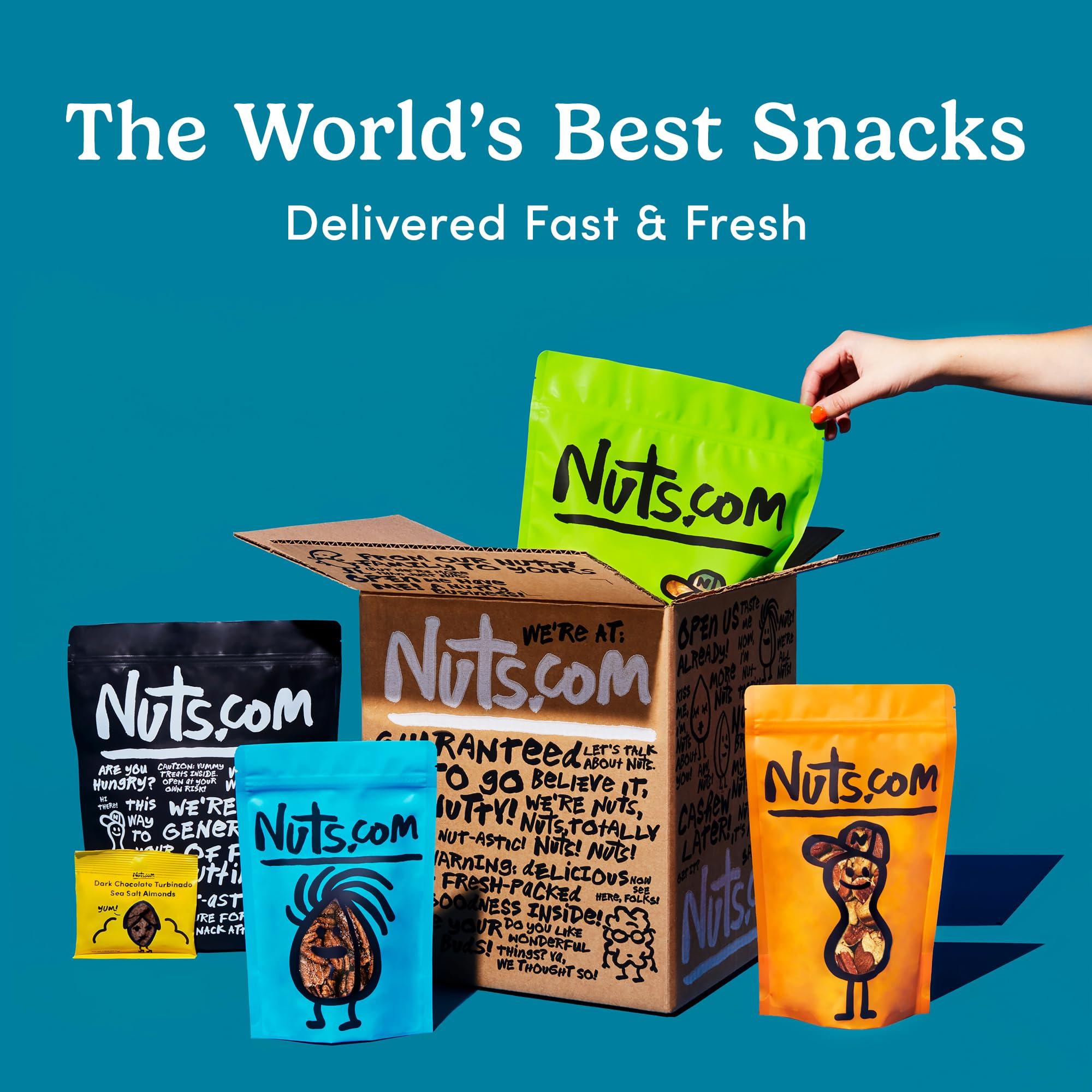 Nuts.com Nuts.com - Nuts and Dried Fruits Snack Box Gourmet Nuts and Dried Fruits Mix Assortment for Winter, Valentines Day, and Festive Gifts Package Includes Mixed Nuts, Dried Apricots & Fruits, Trail Mix, Heat Mix and Apple Pie Crunch