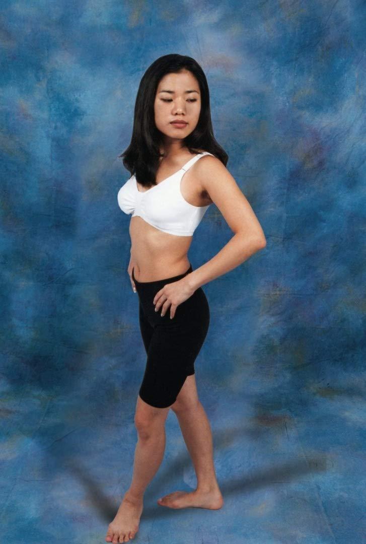 ES Medical Pull-up Legging-Non-Zippered, Above Knee (X-Small, White)