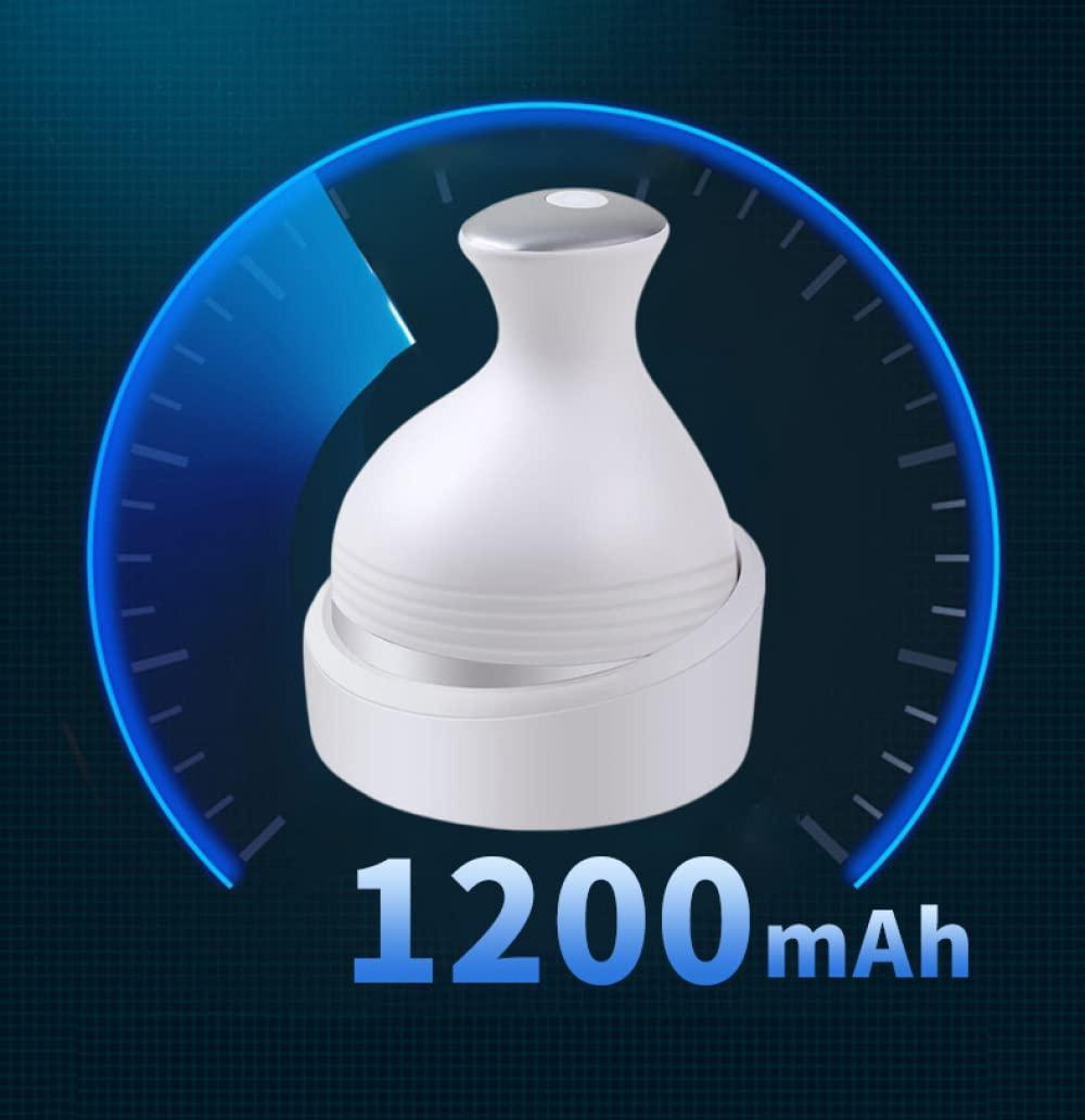 USB USB Electric Scalp Massager with 4 Replacement Massage Heads, Scalp Massager for Hair Growth and Stress Relieve, Head Massager Scalp Stress Relief, Automatic Hair Massager Scratcher Handheld Cat Massa