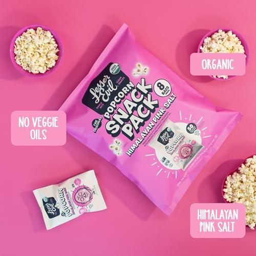 Lesserevil Lesser Evil - Buddha Bowl Organic Popcorn Himalayan Pink - 0.46 Ounce (Pack of 8)
