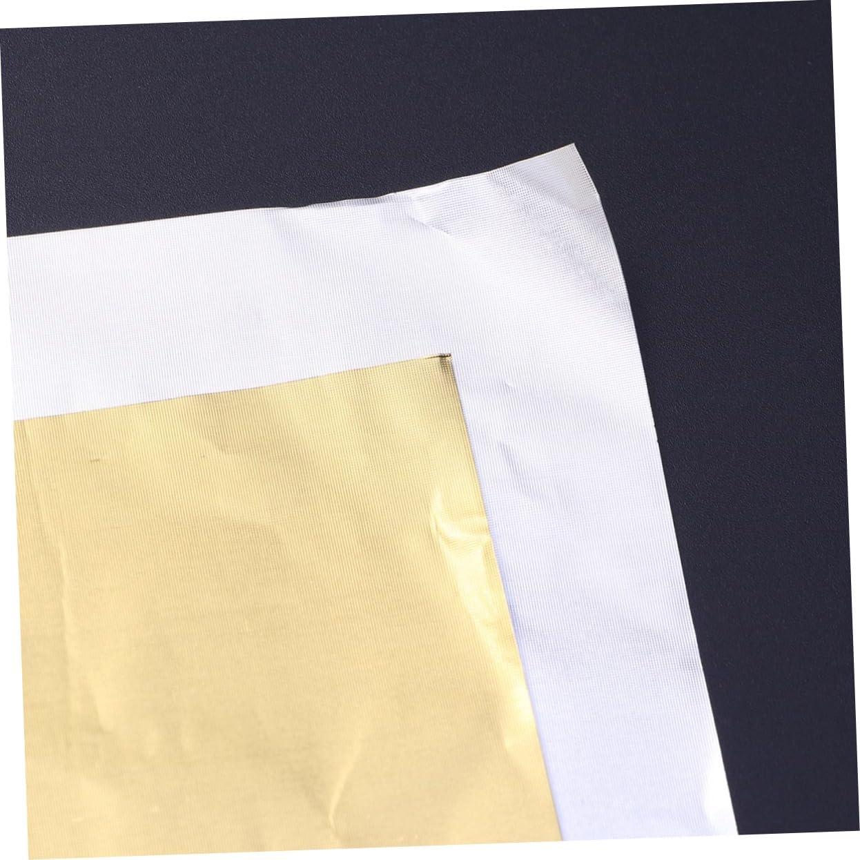 PartyKindom PartyKindom 600 Pcs 10 Truffle Cases Gold Sweets Sweet Wrappers Foil Coloured Foil for Chocolate for