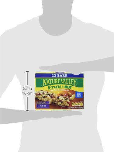 Nature Valley Nature Valley Chewy Fruit and Nut Granola Bars, Trail Mix Snack Bars, 12 ct, 14.4 OZ