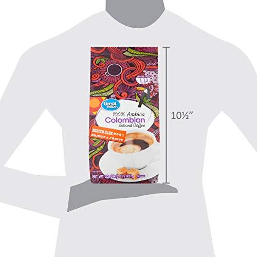 Great Value Great Value 100% Arabica Colombian Medium Dark Ground Coffee - 32 oz.
