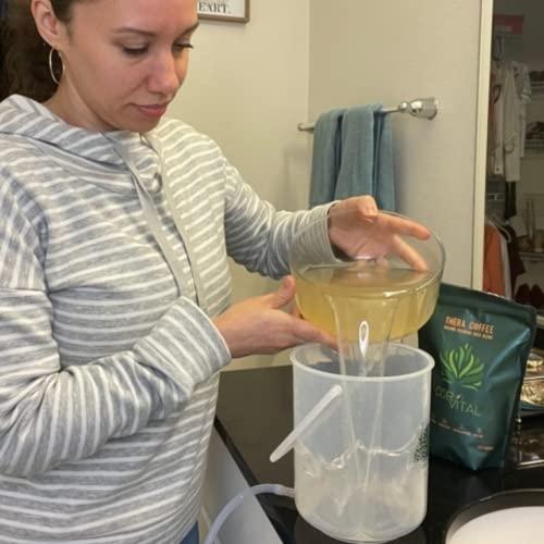 Cor-Vital Cor-Vital Try It Now Coffee Enema Kit For Colon Cleansing With 1/2 LB Enema Coffee - Enema Bucket Kit - Gerson Approved Home Enema Kit - Enema Coffee Organic - Therapy Roast Coffee Detox Cleanse