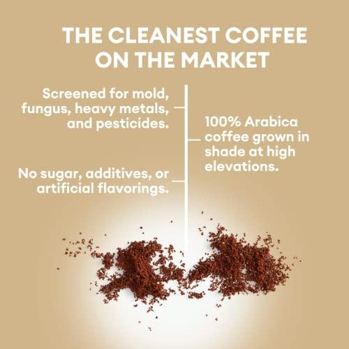 Cusa Tea Cusa Tea & Coffee | Premium Instant Vanilla Dark Roast | Rainforest Alliance Certified Arabica Beans | Hot or Cold Brew Drink Mix Packets (30 Single Servings)