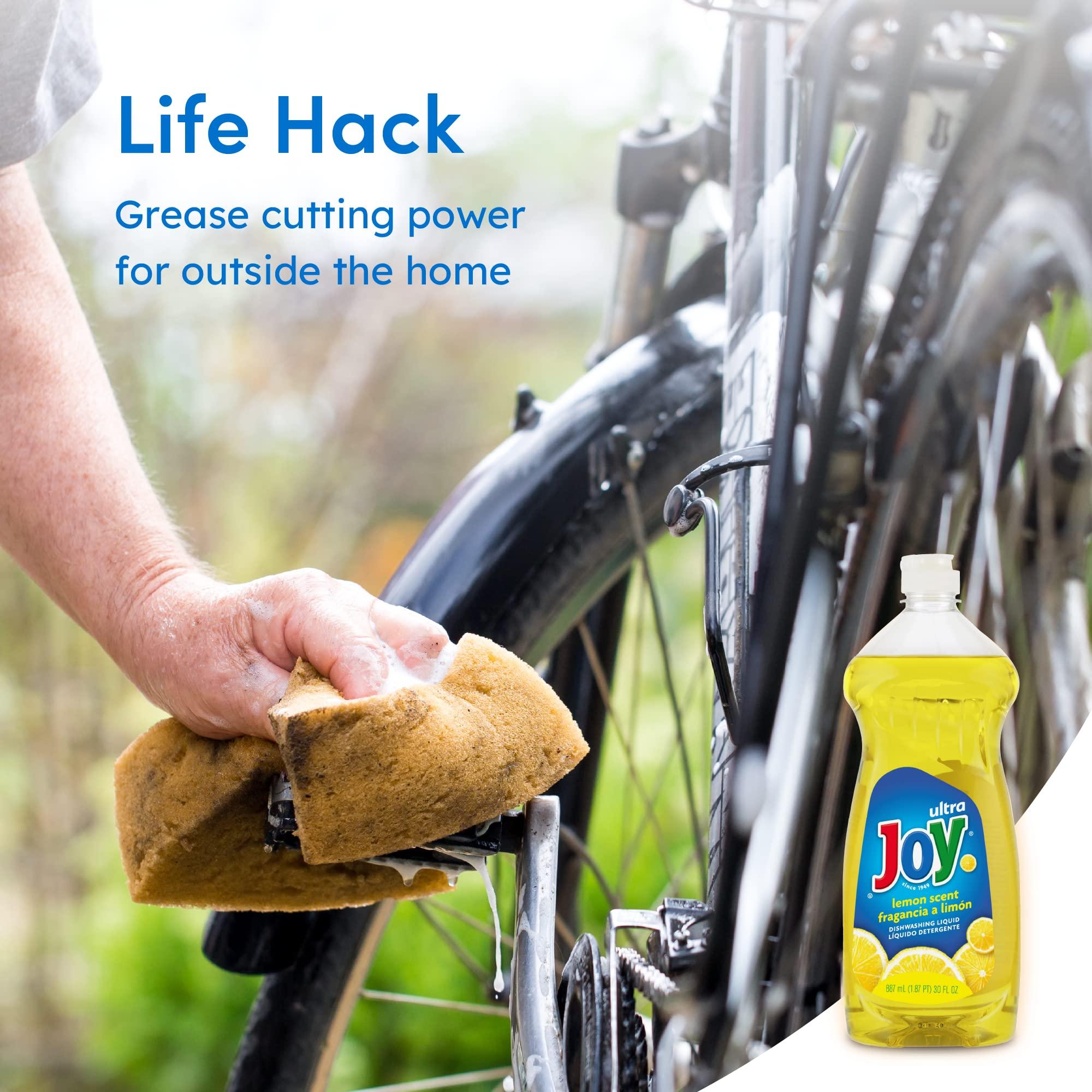 JOY JOY Ultra Dish Soap Liquid - Ultra Strength Dishwashing Soap - Large Dish Soap - Lemon Fresh Scent - 30 Fl. Oz - (Pack of 3)