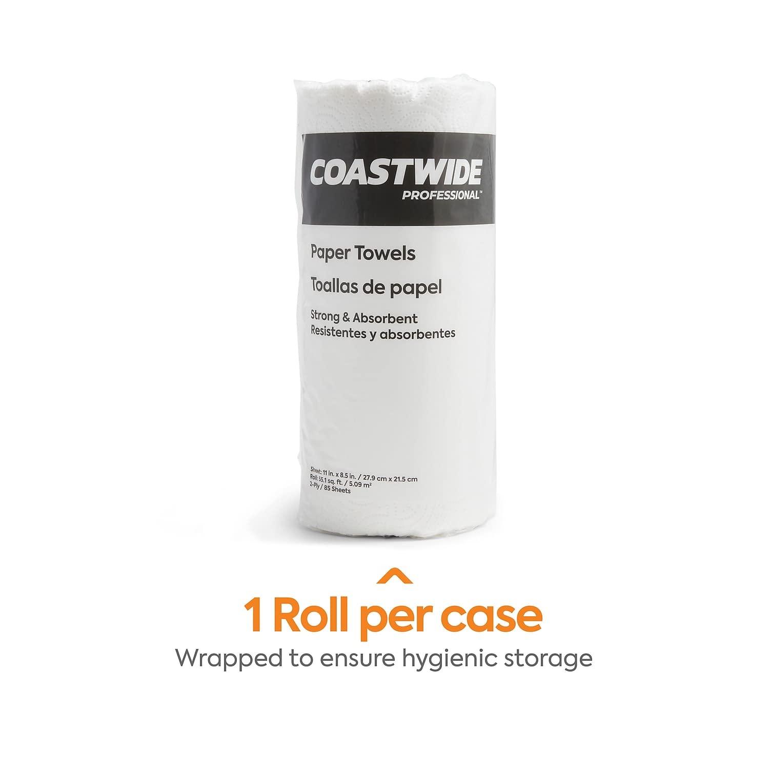 STAPLES STAPLES Coastwide Professional Kitchen Rolls Paper Towels, 2-Ply, 1 Roll, 85 Sheets/Roll (CW21810)