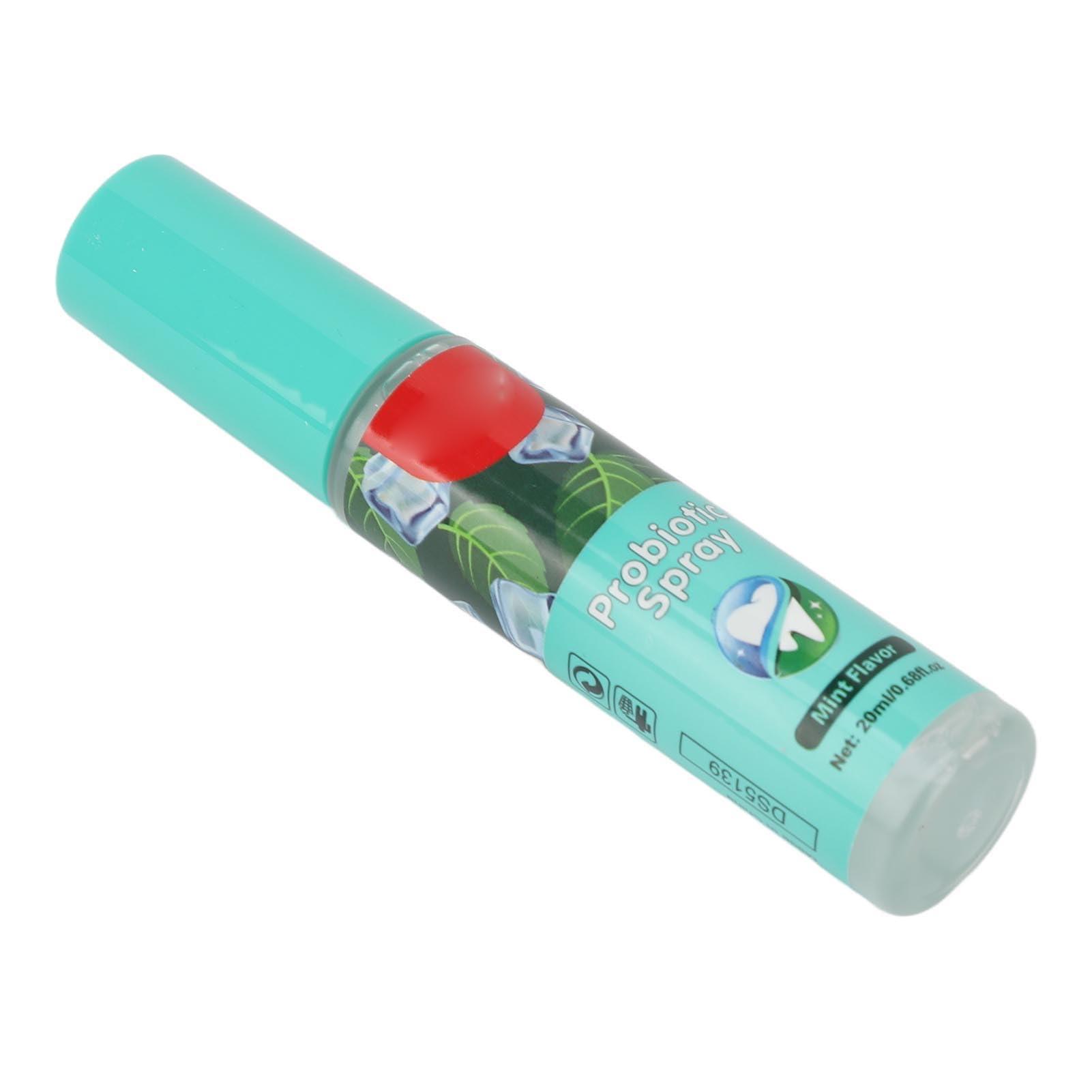 YUSHANCHENG Mouth Spray Oral Spray Bad Breath Treatment Relieve Dry Mouth Long Lasting Mint Freshener 20ml Pocket Size