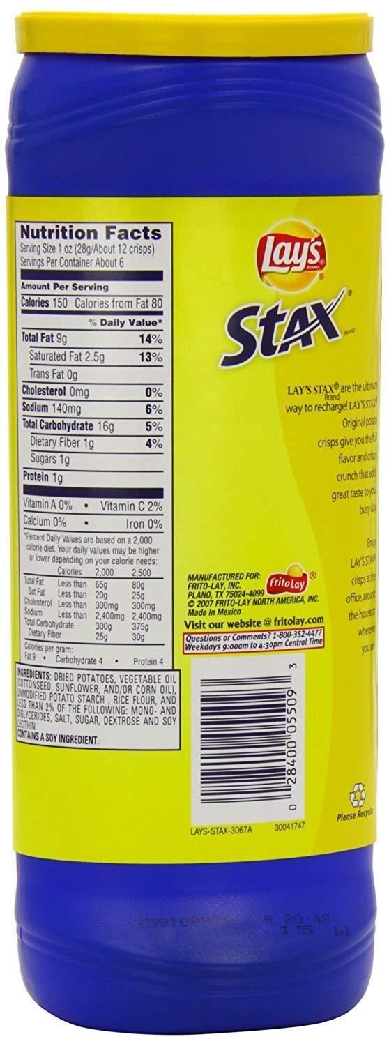 Lay's Stax Lay's Stax, Original, 5.75 oz